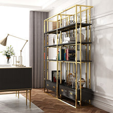 Load image into Gallery viewer, High Quality Stainless Steel Bookshelf Home Hotel Office Customized Bookshelf
