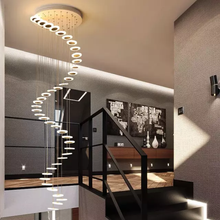 Load image into Gallery viewer, stairs acrylic hanging pendant light
