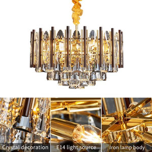 CRYSTAL LUXURY chandelier Pendant European Designed