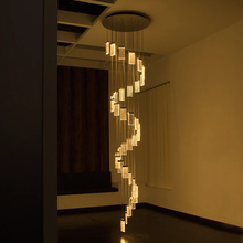 Cargar imagen en el visor de la galería, Nordic creative study bar lighting fixture led pendant lamp living room crystal chandeliers
