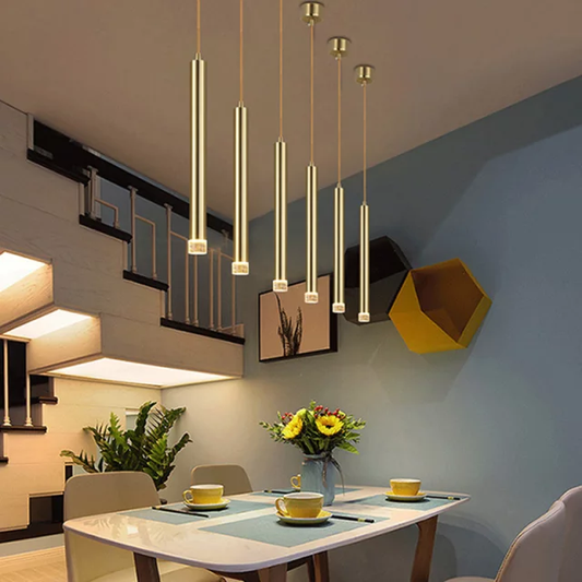 Copper Bar Pendant Light 3pcs in a box