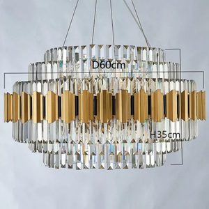 luxury vintage crystal modern fixtures indoor living room hanging decoration lighting chandelier