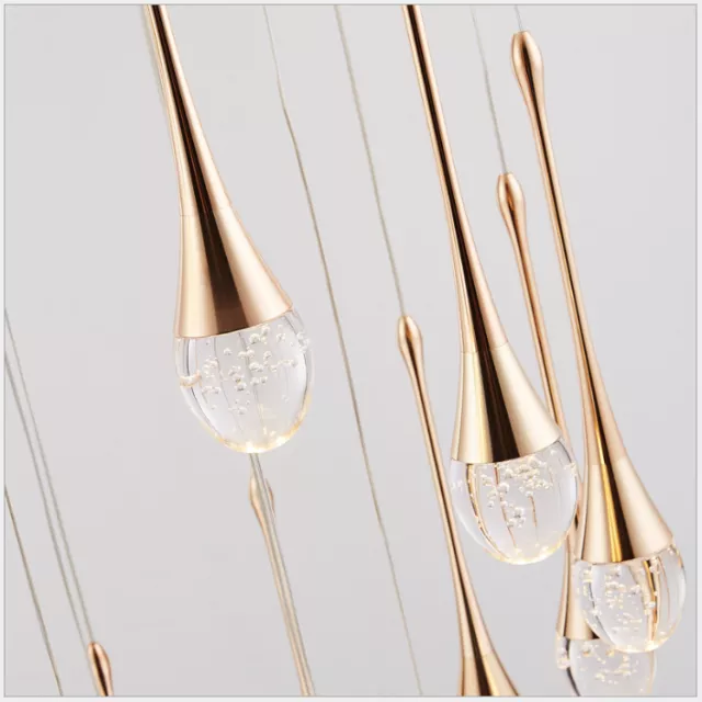 Modern LED Crystal Pendant Light