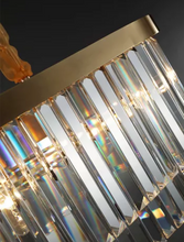 Load image into Gallery viewer, European Pendant Light Crystal Rectangular
