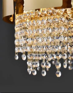 K9 crystal pendant lights Luxury Chandelier 80CM Stainless Steel