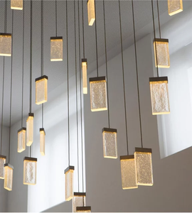 Nordic creative study bar lighting fixture led pendant lamp living room crystal chandeliers