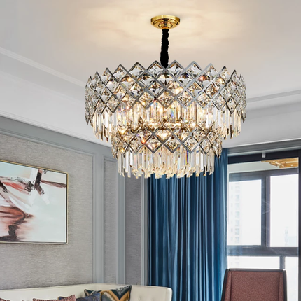 American style modern crystal ceiling lights chandeliers luxury living room kitchen island bedroom ceiling light chandelier