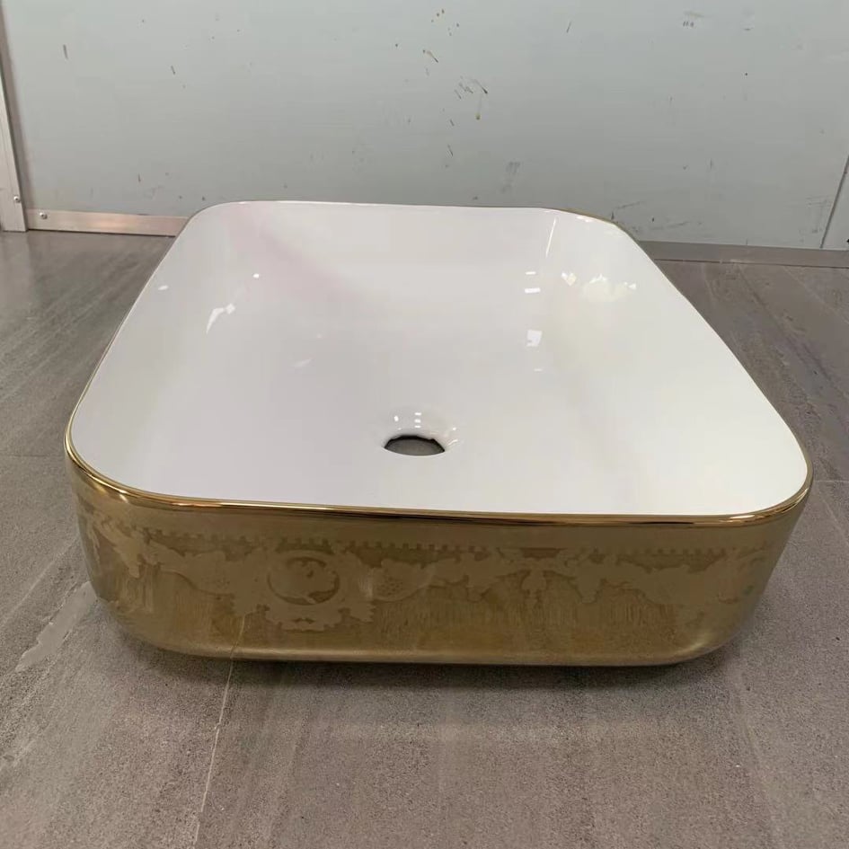 Basin Versace Gold Hand wash Bathroom Accessories