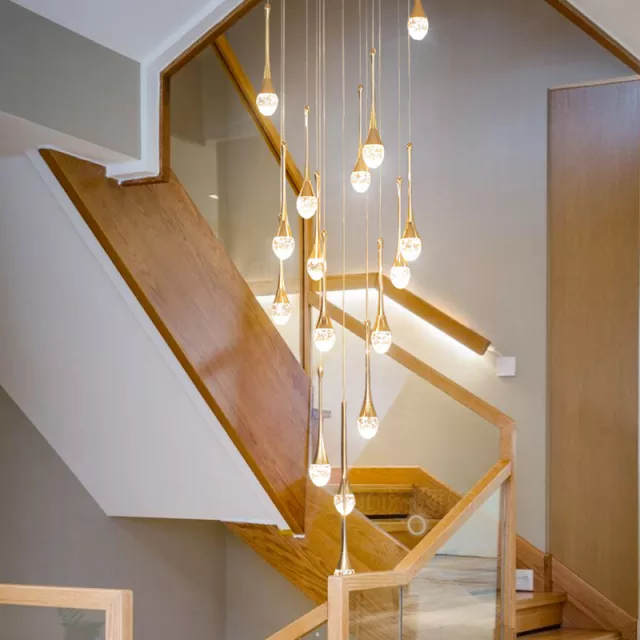 Moderne LED-Kristall-Pendelleuchte