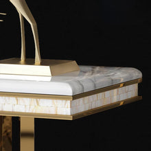 Cargar imagen en el visor de la galería, Console Table Stainless steel and Marble Top
