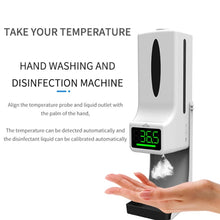 Загрузить изображение в средство просмотра галереи, 2 in 1 sensor thermometer and sensor alcohol dispenser
