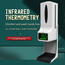 Загрузить изображение в средство просмотра галереи, 2 in 1 sensor thermometer and sensor alcohol dispenser
