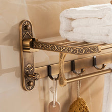 Load image into Gallery viewer, Ancient Towel rack Brass Materials
