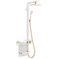 Factory Competitive Price Best Design Rain Shower - White + Gold