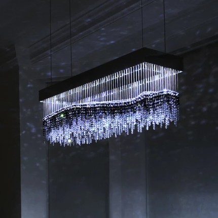Luxury Italian Black Chandelier