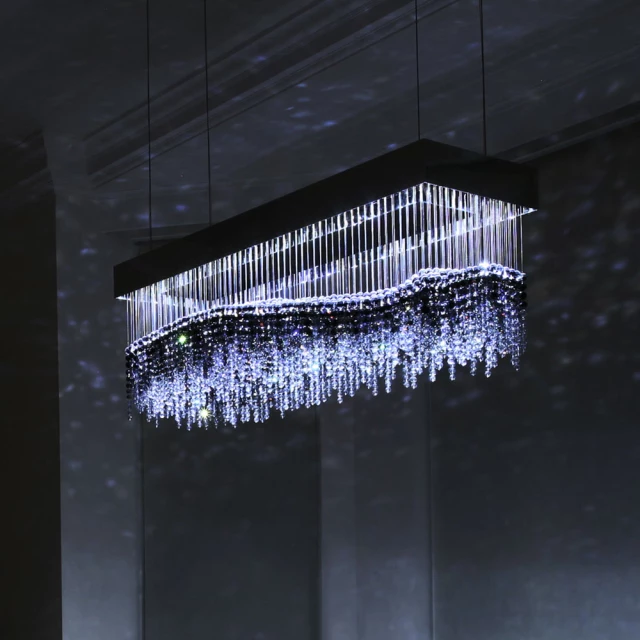 Luxury Italian Black Chandelier