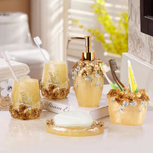 Load image into Gallery viewer, Luxury Bathroom Accessories Set made of Resin
