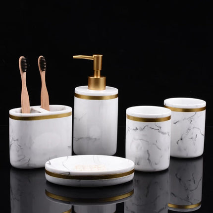 Elegant Bathroom Accessories Set