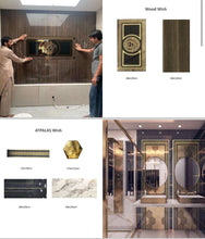Load image into Gallery viewer, 120x60cm Versace Luxury Tiles Black and Gold Edition 1pc
