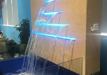 Charger l&#39;image dans la galerie, Swimming Pool Waterfall Set with Auto Changing LED Light WATERPUMP NOT INCLUDED
