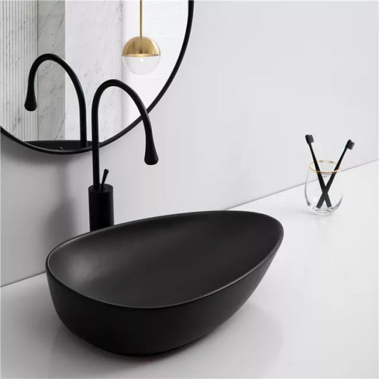 Wash Basin Porcelain New Designs Handwash BLACK Edition