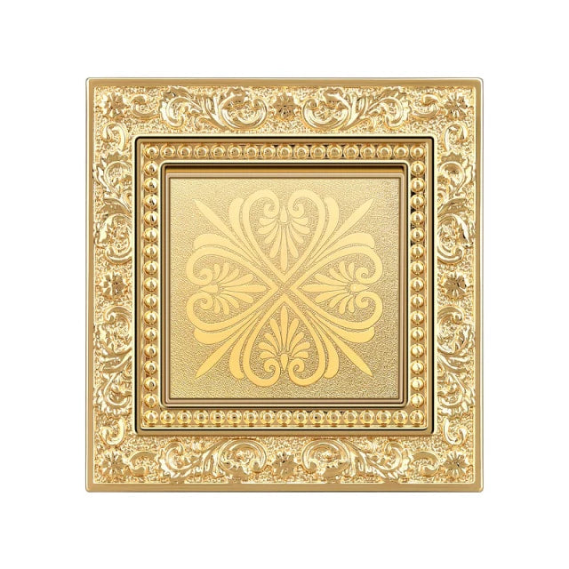 Vintage Luxury Metal Curved Switch Gang Switch