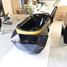 Lade das Bild in den Galerie-Viewer, Dubai Hotel Luxury Black Bathtub
