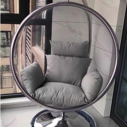 Hängesessel aus Acryl und Metall, Wohnaccessoires