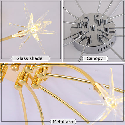 Bedroom Living Room Star Ceiling Mount Led Lights
