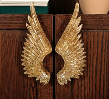 Load image into Gallery viewer, Wings Of An ANGEL Door Handle for Cabinet made of high quality Brass
