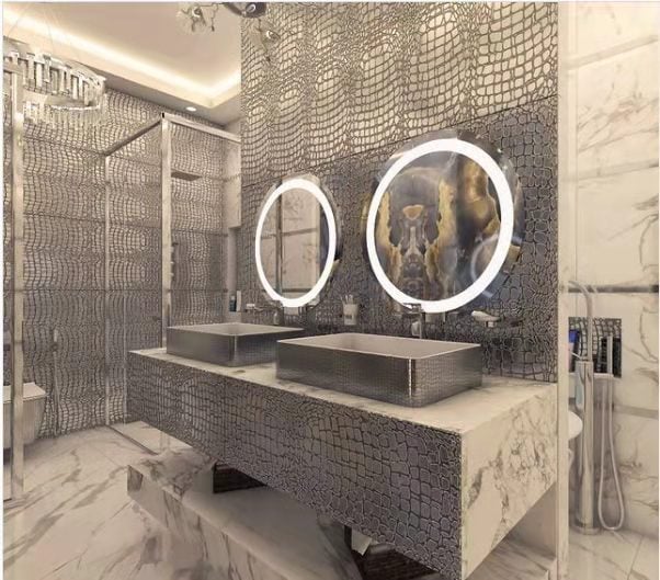Snake Skin Design Porcelain Tiles 60x120 cm