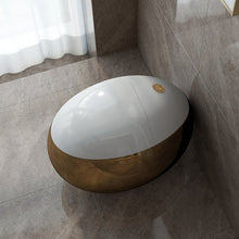 Load image into Gallery viewer, Luxury Dubai Designed Toilet Bowl for Bathroom Hotel Used Egg Toilet
