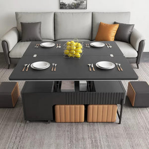 Multi Purpose Folding Living Room Furniture Multi-purpose Lift Up Adjustable Storage Coffee Table