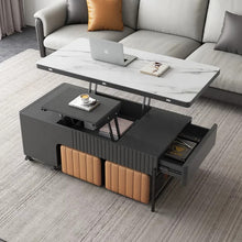 Load image into Gallery viewer, Multi Purpose Folding Living Room Furniture Multi-purpose Lift Up Adjustable Storage Coffee Table
