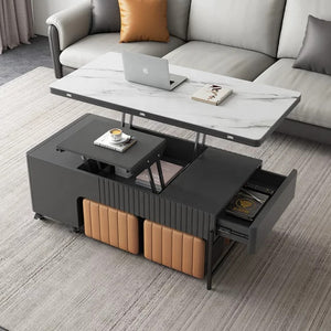 Multi Purpose Folding Living Room Furniture Multi-purpose Lift Up Adjustable Storage Coffee Table