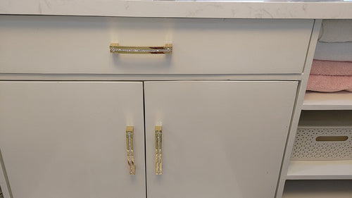 Brass Crystal Cabinet Handle Luxury Modern Style