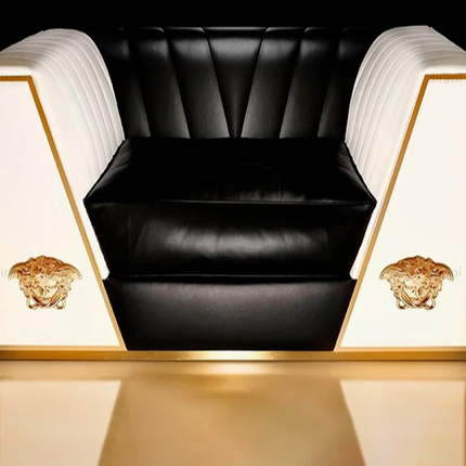 Wohnzimmer-Designer-Sofa: schlicht und luxuriös