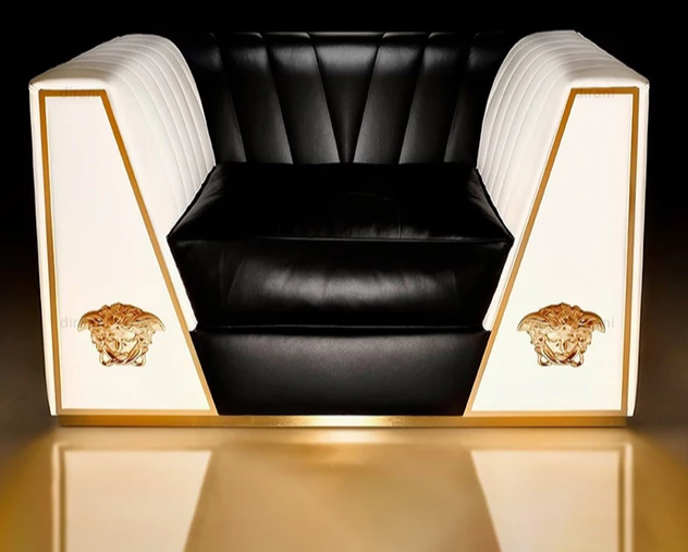 Wohnzimmer-Designer-Sofa: schlicht und luxuriös