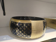 Load image into Gallery viewer, Gold and Black Luxury Basin
