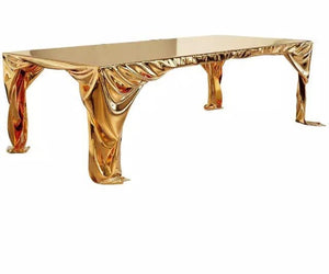 Modern Antique Luxury Coffee Table living room furniture Gold Scuplture