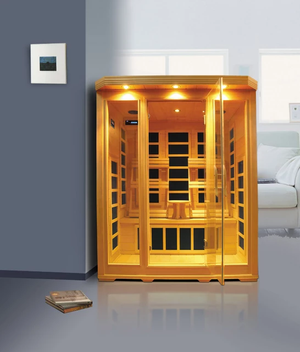 Luxury infrared small home dry sauna rooms for 2 person