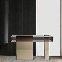 Lade das Bild in den Galerie-Viewer, Modern Italian Brown Modern Acrylic Top Entrance table Luxury Corridor Entrance table
