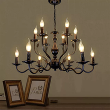 Загрузить изображение в средство просмотра галереи, Classic Elegant Black Chandelier Candle Light Inspired Bulb
