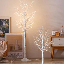 Load image into Gallery viewer, 200 CM LED White Decorative Birch Grove Artificial Tree Lights White Twig Tree Christmas Tree Lights
