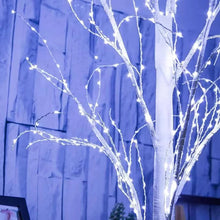 Загрузить изображение в средство просмотра галереи, 200 CM LED White Decorative Birch Grove Artificial Tree Lights White Twig Tree Christmas Tree Lights
