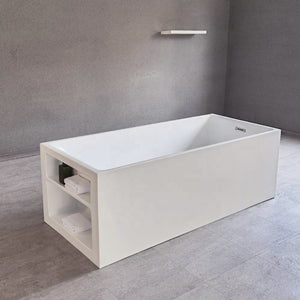 Design rectangular Acrylic Freestanding Bathtub