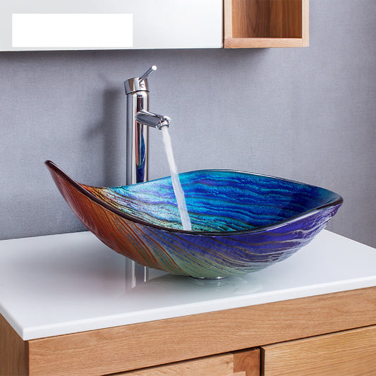 New Colors Art Vessel Toilet Vanity Table Top Lavatory Cabinet Countertop Faucets Luxury Bathroom Sinks Wash Basin