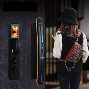 Luxury High Quality Digital Door Viewer Camera Biometric Fingerprint Smart Door Lock Smartphone Tuya WiFi APP for Homes