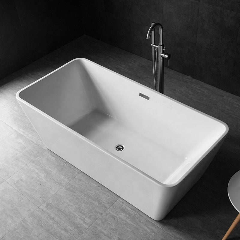 Rectangular custom Freestanding Acrylic Bathtubs tub