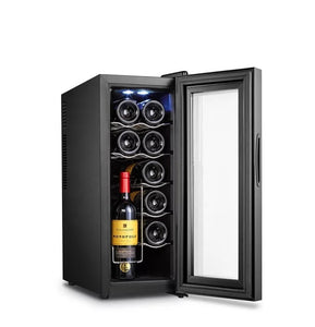 Glass Door Semiconductor Electric Refrigerator Wine Cooler